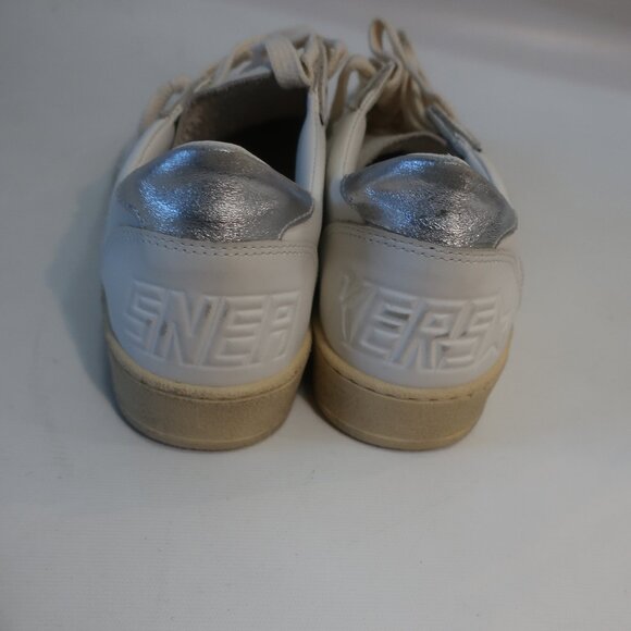 NWOB GGDB Golden Goose White Ball Star Double Quarter Leather Sneakers 39 US/9 - Picture 6 of 12
